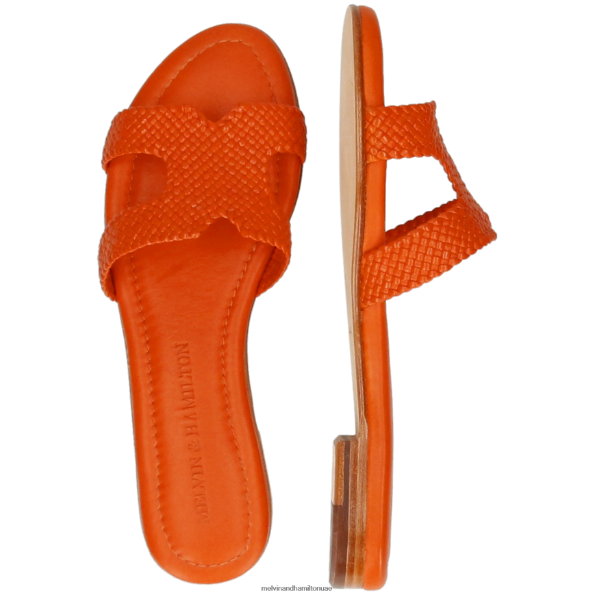 حنا 83 البرتقالي Melvin & Hamilton نحيف البغال 42XF2X1599