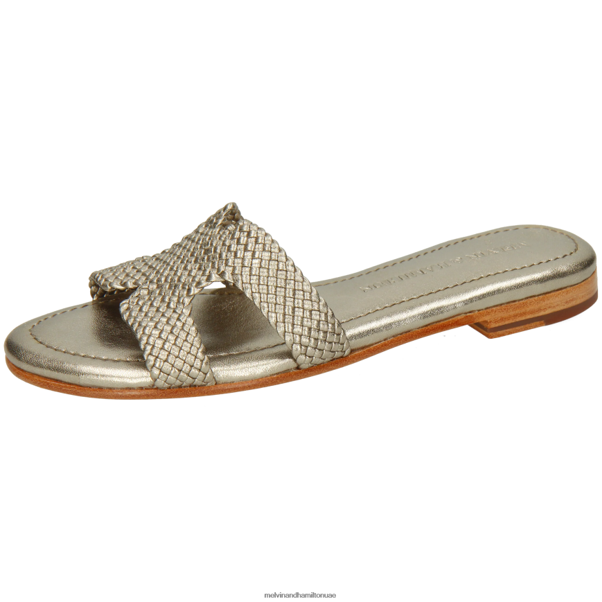 حنا 83 فضة Melvin & Hamilton نحيف البغال 42XF2X1627