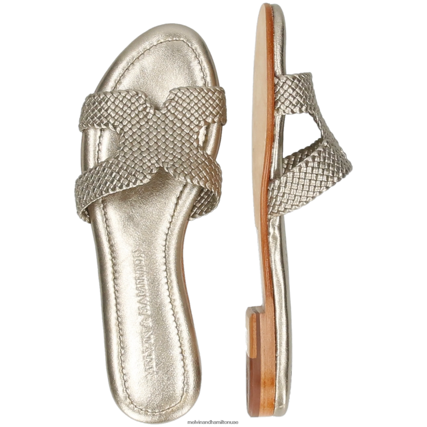 حنا 83 فضة Melvin & Hamilton نحيف البغال 42XF2X1627