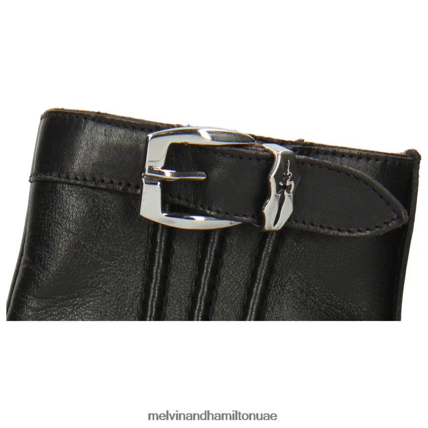 سالي 85 أسود Melvin & Hamilton نحيف جزمة الكاحل 42XF2X1078