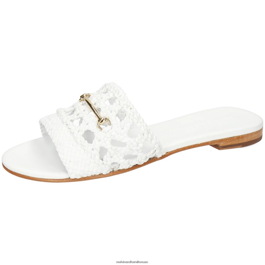 حنا 85 أبيض Melvin & Hamilton نحيف البغال 42XF2X1730