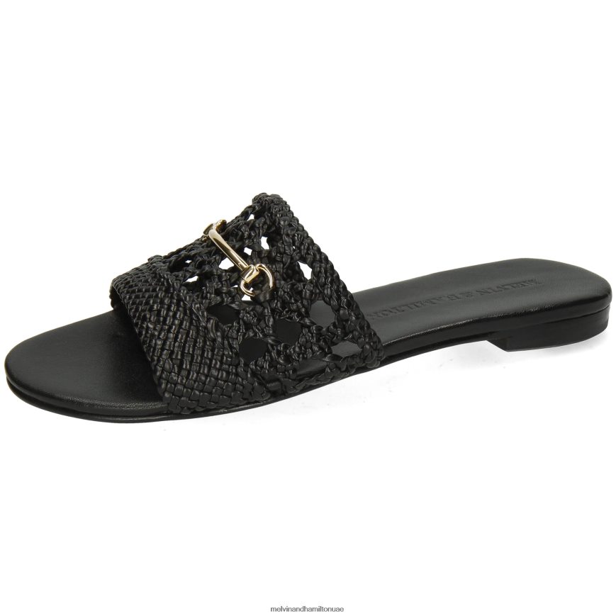 حنا 85 أسود Melvin & Hamilton نحيف البغال 42XF2X1736