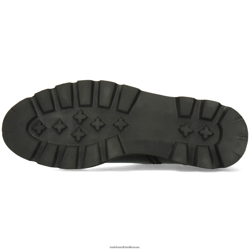 سالي 85 أسود Melvin & Hamilton نحيف جزمة الكاحل 42XF2X849