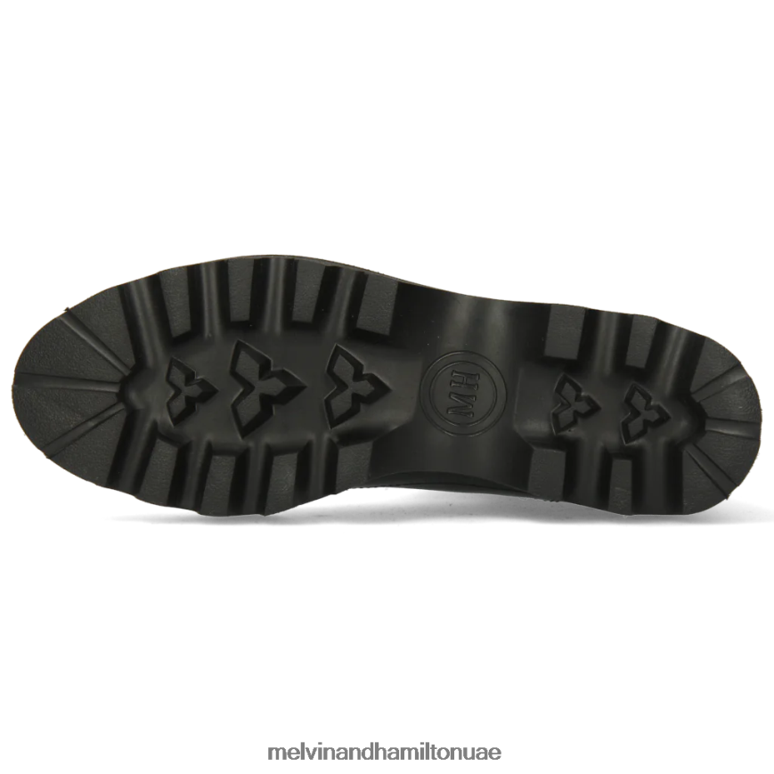 سيبيل 8 أسود Melvin & Hamilton نحيف جزمة الكاحل 42XF2X1106