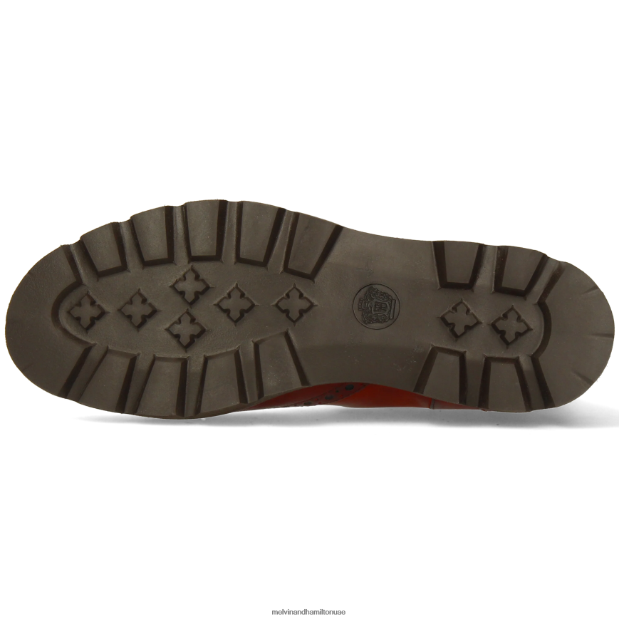 اليشم 8 بني Melvin & Hamilton نحيف جزمة الكاحل 42XF2X799