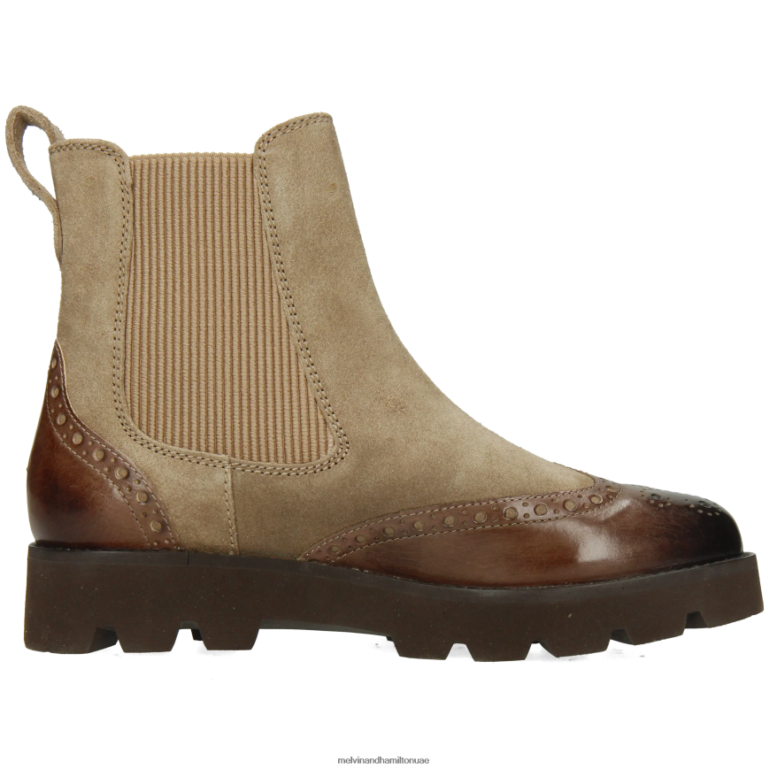اليشم 8 بني Melvin & Hamilton نحيف جزمة الكاحل 42XF2X809