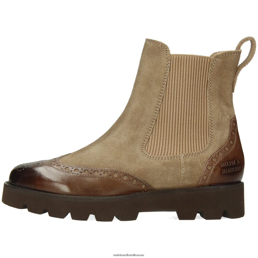 اليشم 8 بني Melvin & Hamilton نحيف جزمة الكاحل 42XF2X809