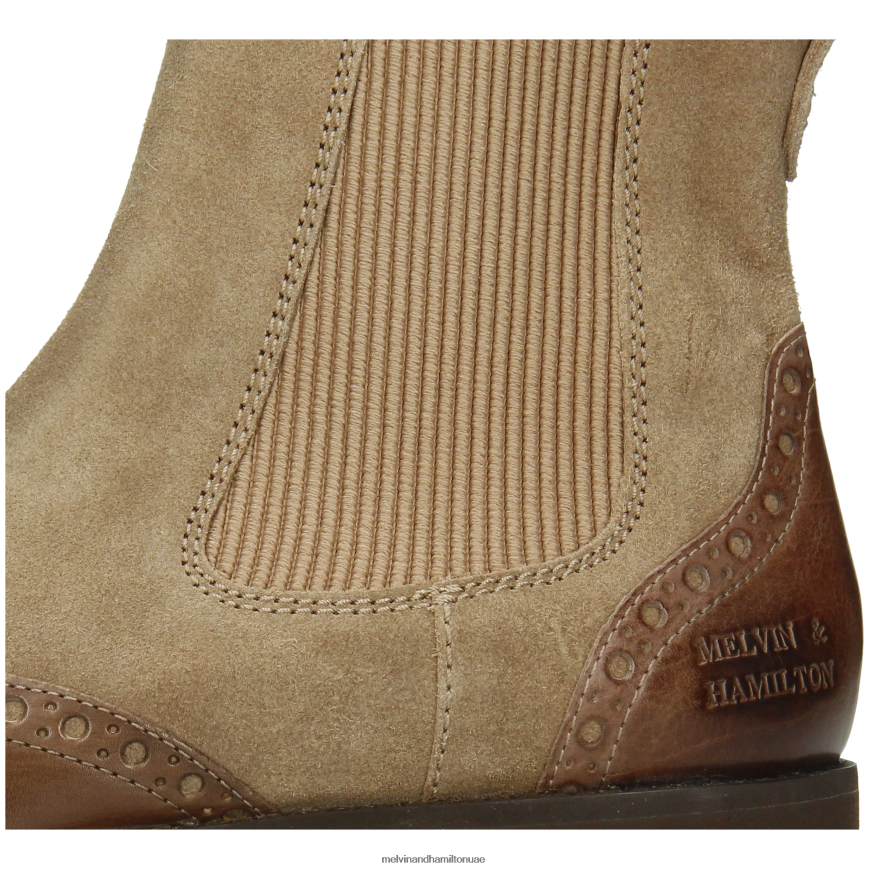 اليشم 8 بني Melvin & Hamilton نحيف جزمة الكاحل 42XF2X809