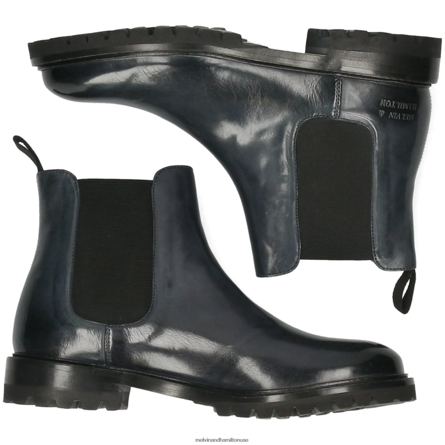 ريجين 8 أزرق Melvin & Hamilton نحيف جزمة الكاحل 42XF2X903