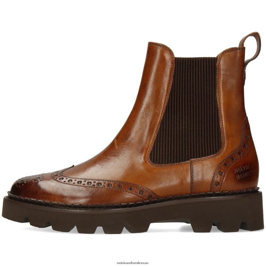 اليشم 8 بني Melvin & Hamilton نحيف جزمة الكاحل 42XF2X912