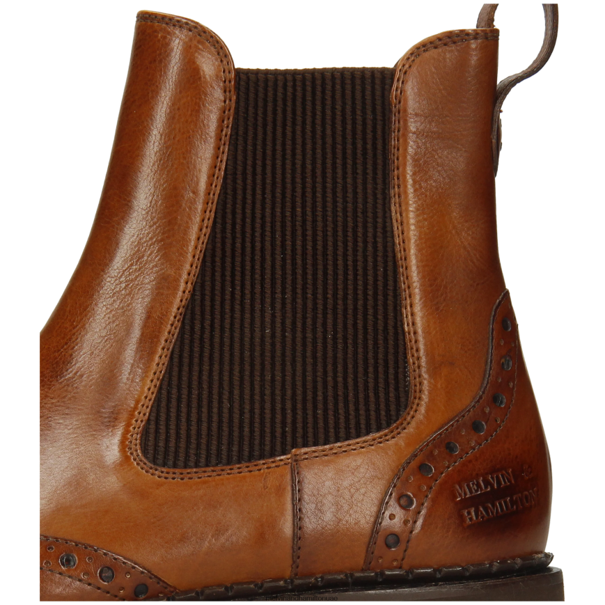 اليشم 8 بني Melvin & Hamilton نحيف جزمة الكاحل 42XF2X912