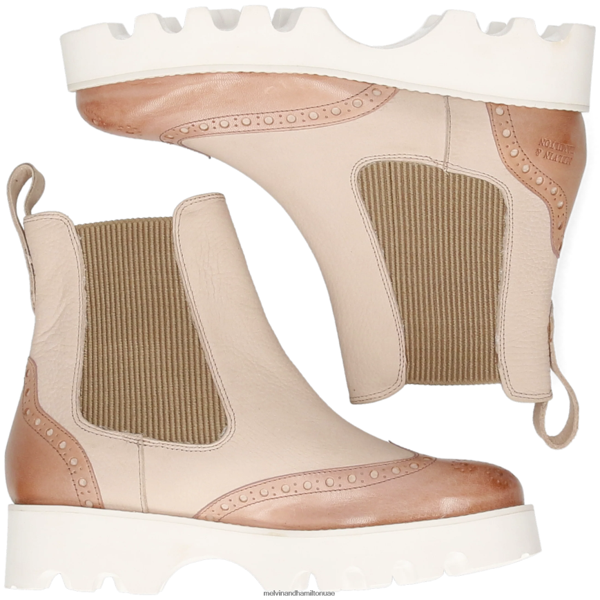 اليشم 8 لون القرنفل Melvin & Hamilton نحيف جزمة الكاحل 42XF2X969