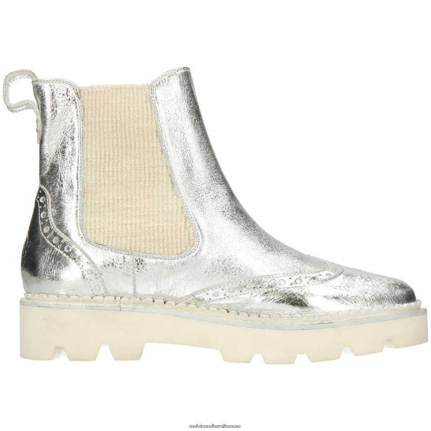 اليشم 8 فضة Melvin & Hamilton نحيف جزمة الكاحل 42XF2X990