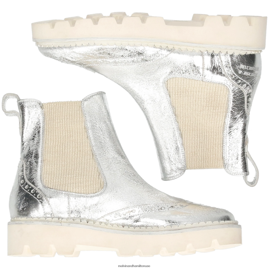 اليشم 8 فضة Melvin & Hamilton نحيف جزمة الكاحل 42XF2X990