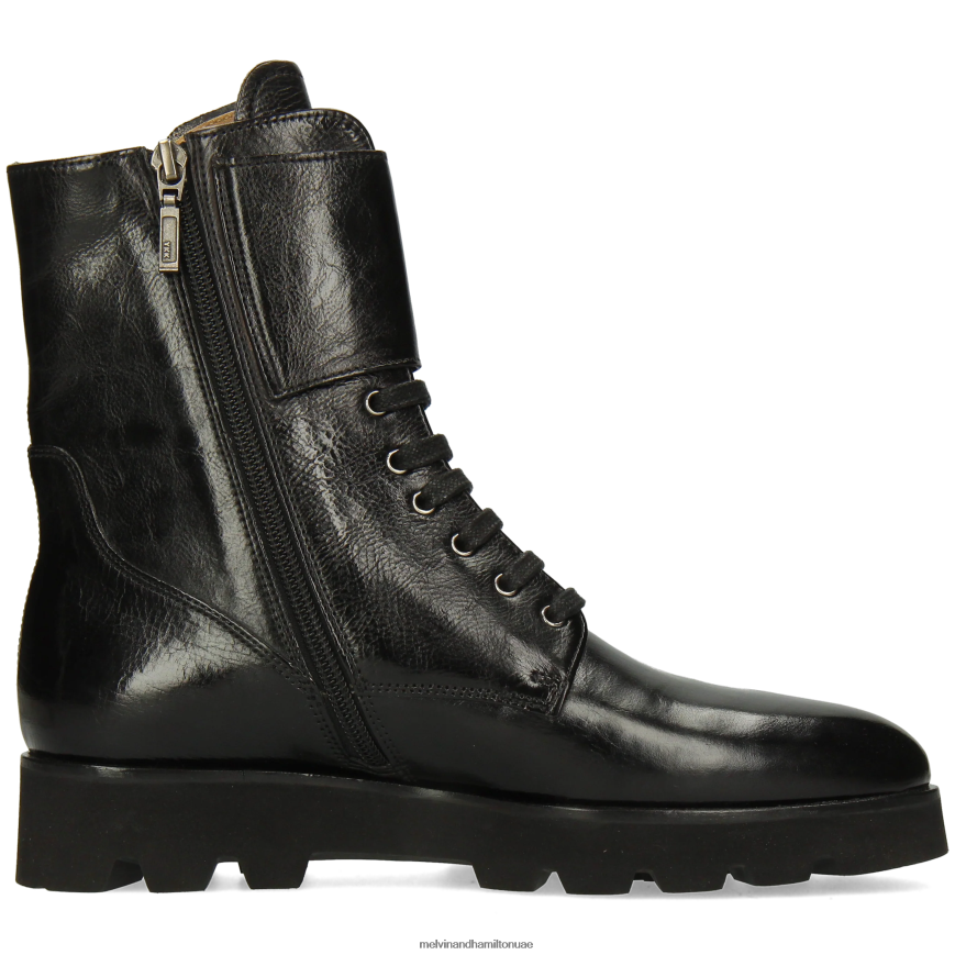 سوزان 90 أسود Melvin & Hamilton نحيف أحذية 42XF2X1229