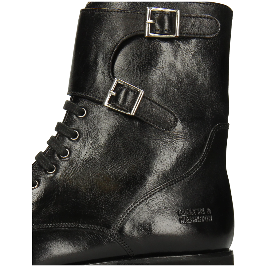 سوزان 90 أسود Melvin & Hamilton نحيف أحذية 42XF2X1229