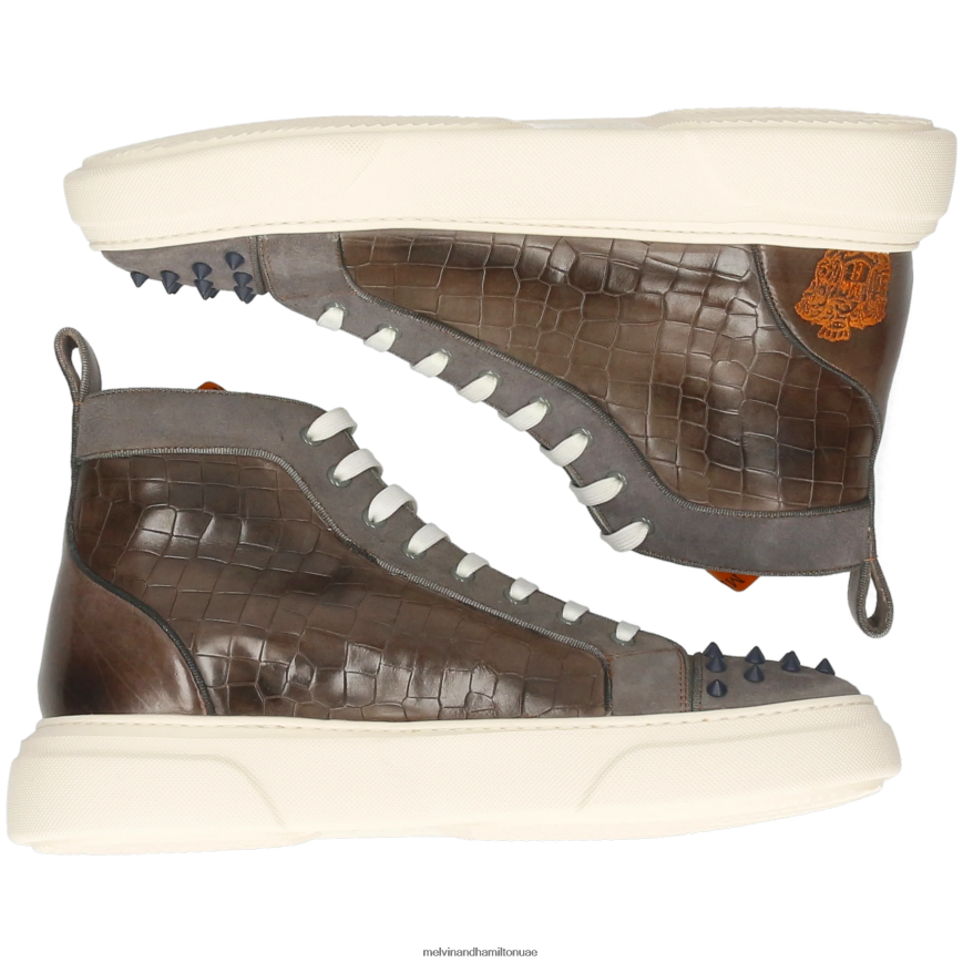 هارفي 95 رمادي Melvin & Hamilton رجال أحذية رياضية 42XF2X578