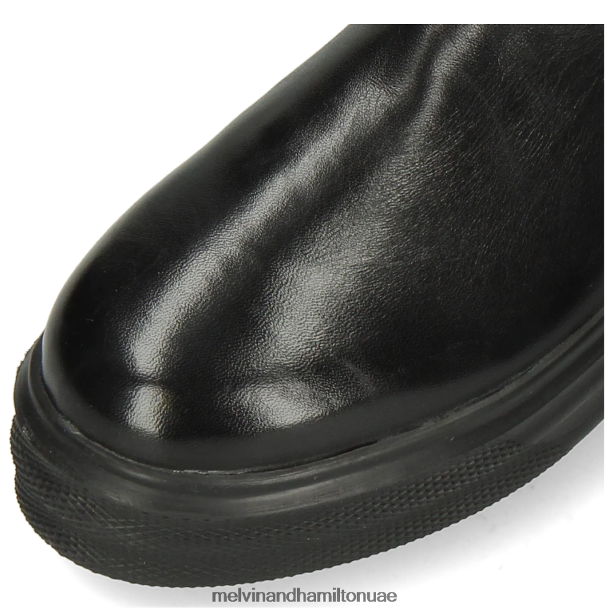 فاي 9 أسود Melvin & Hamilton نحيف جزمة الكاحل 42XF2X1027