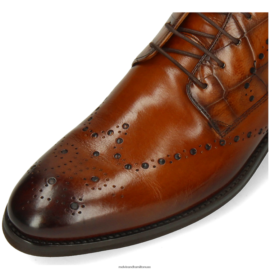 بوبي 9 بني Melvin & Hamilton رجال جزمة الكاحل 42XF2X104