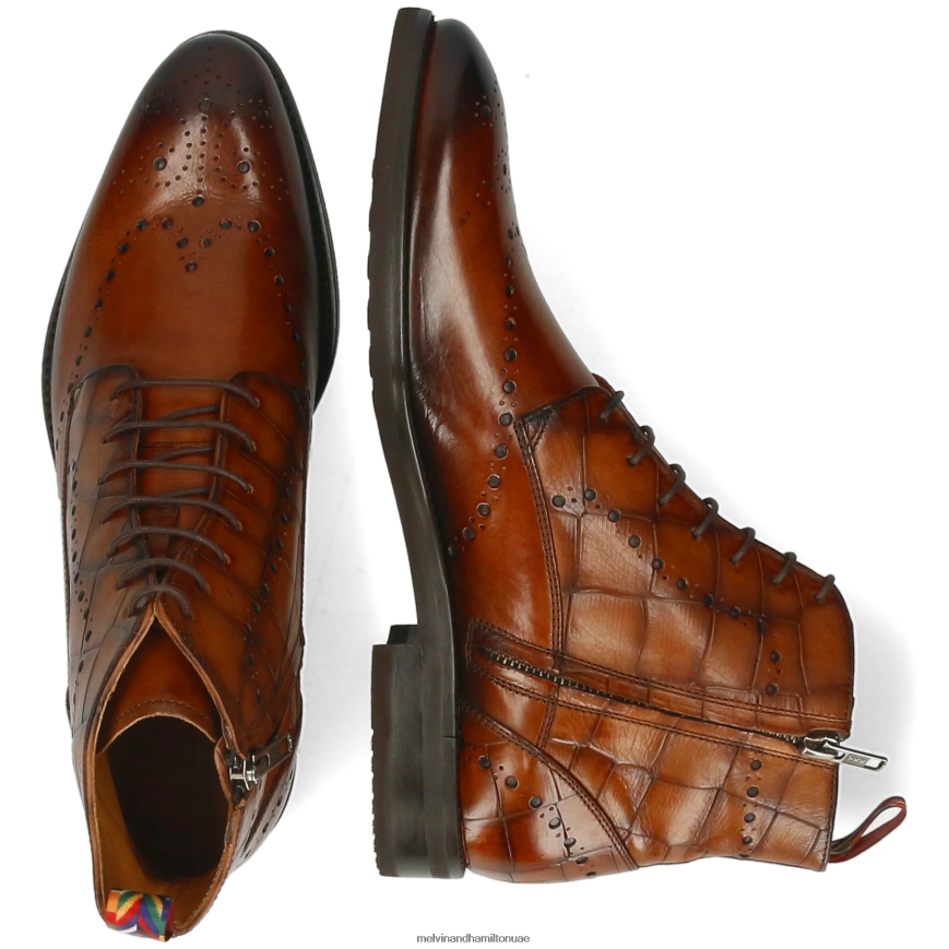 بوبي 9 بني Melvin & Hamilton رجال جزمة الكاحل 42XF2X104