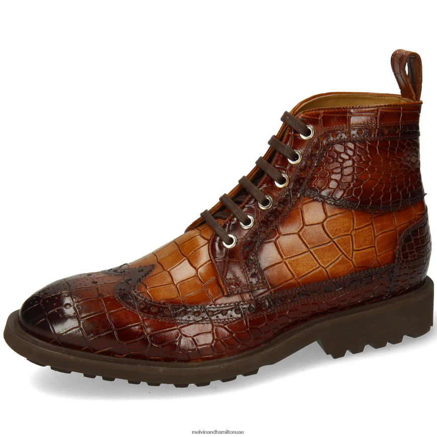 ماثيو 9 بني Melvin & Hamilton رجال جزمة الكاحل 42XF2X112