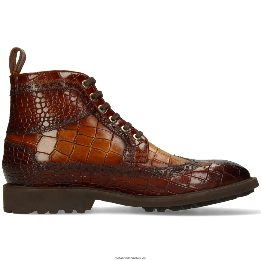 ماثيو 9 بني Melvin & Hamilton رجال جزمة الكاحل 42XF2X112