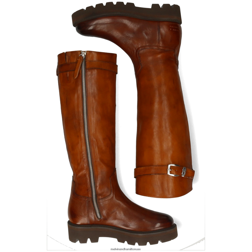 ليوني 9 بني Melvin & Hamilton نحيف أحذية 42XF2X1191