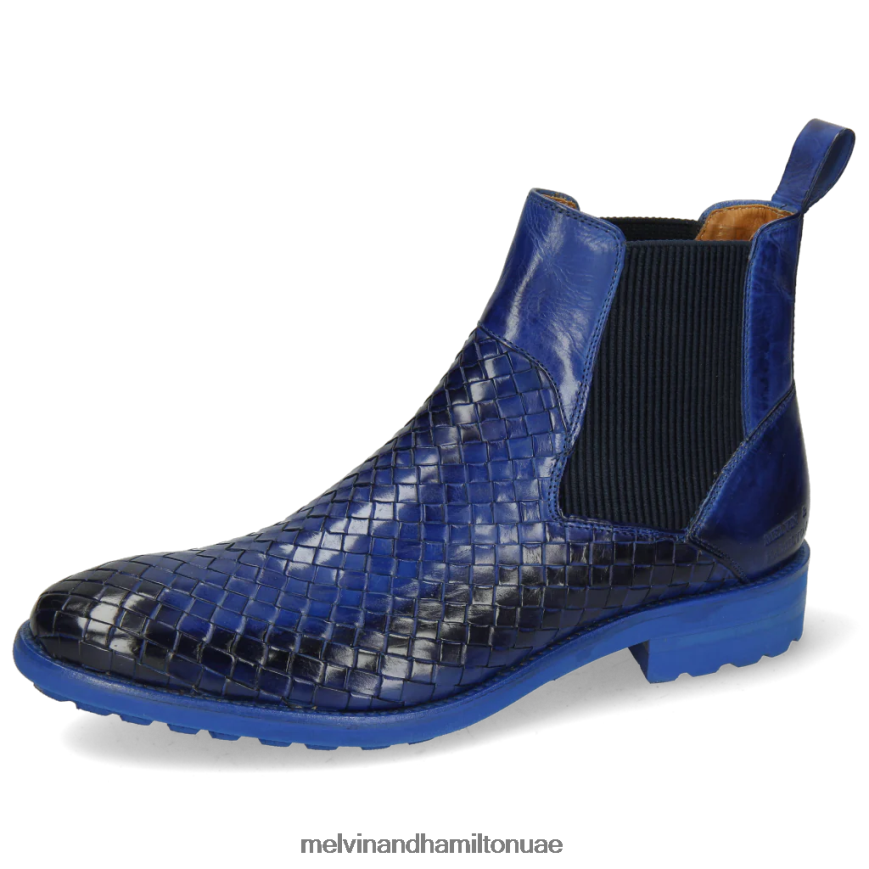 براد 9 أزرق Melvin & Hamilton رجال جزمة الكاحل 42XF2X128