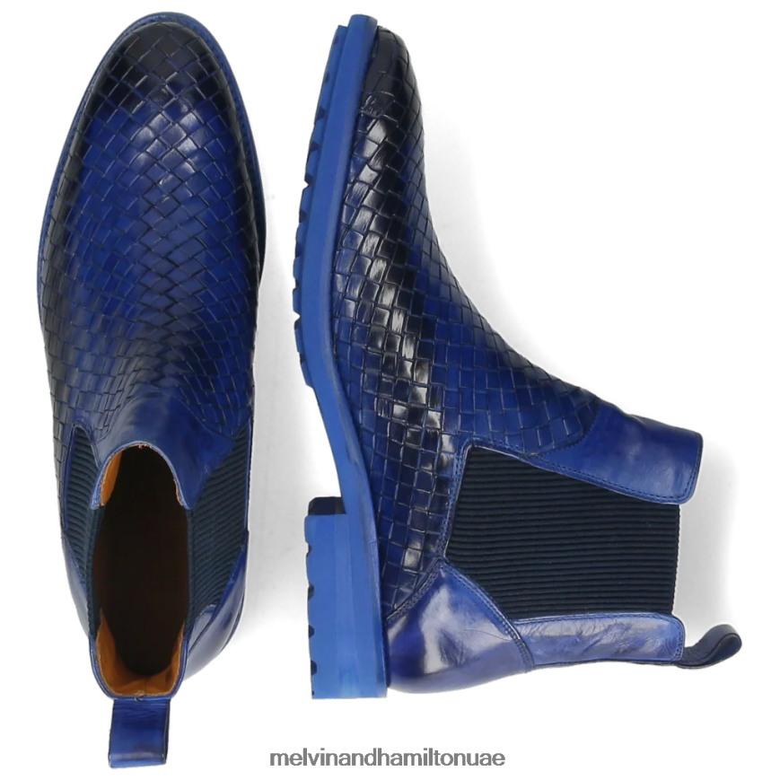 براد 9 أزرق Melvin & Hamilton رجال جزمة الكاحل 42XF2X128