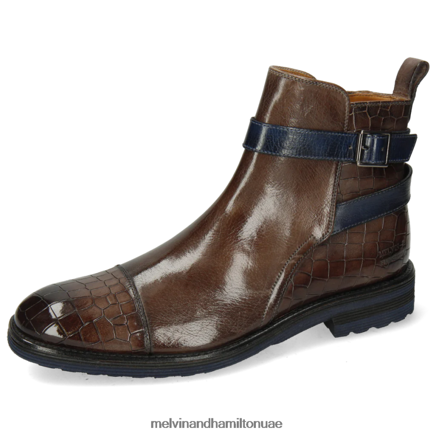 الدوامة 9 رمادي Melvin & Hamilton رجال جزمة الكاحل 42XF2X141