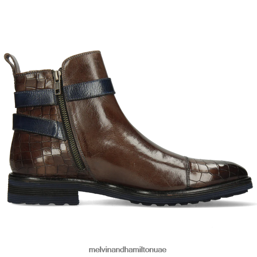 الدوامة 9 رمادي Melvin & Hamilton رجال جزمة الكاحل 42XF2X141