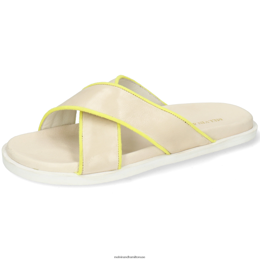 ويلما 9 اللون البيج Melvin & Hamilton نحيف البغال 42XF2X1687