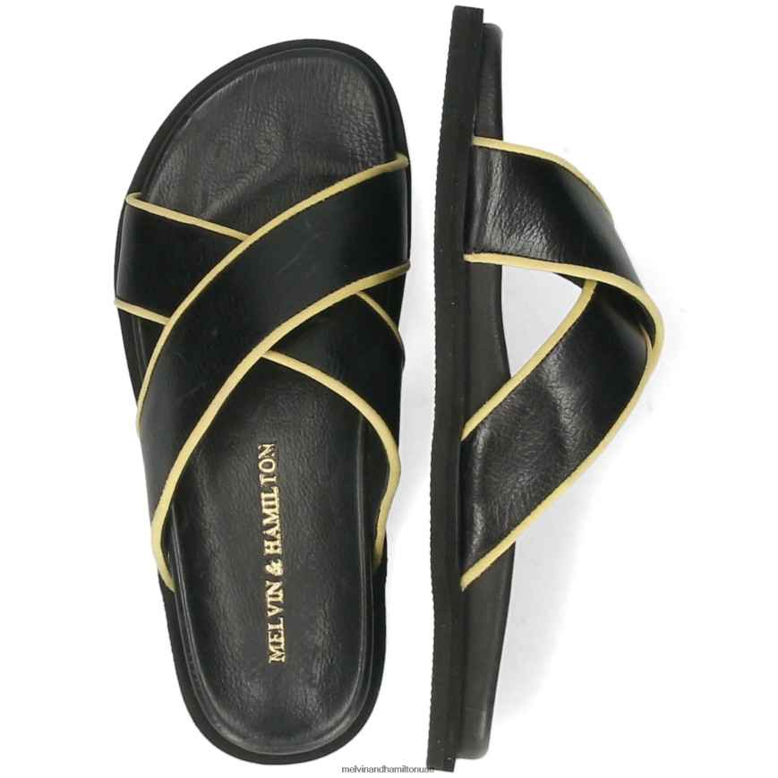 ويلما 9 أسود Melvin & Hamilton نحيف البغال 42XF2X1741