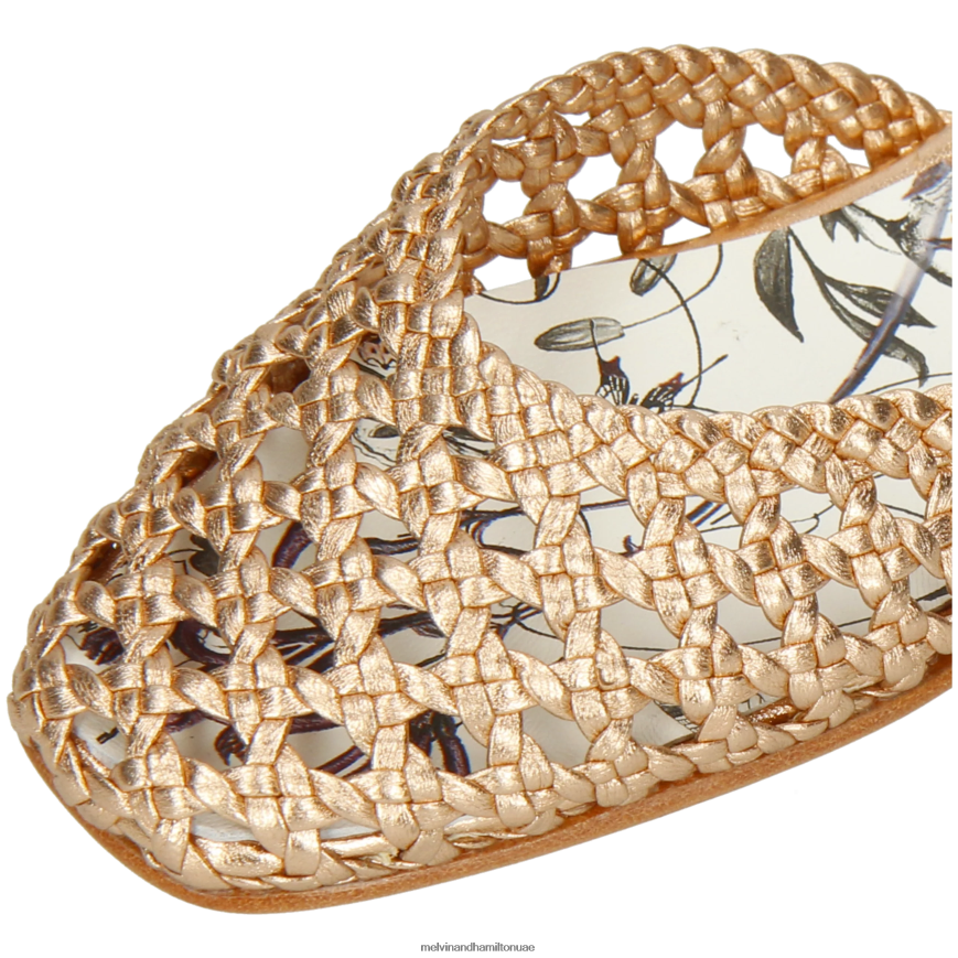 ملي 9 ذهب Melvin & Hamilton نحيف صنادل 42XF2X1898