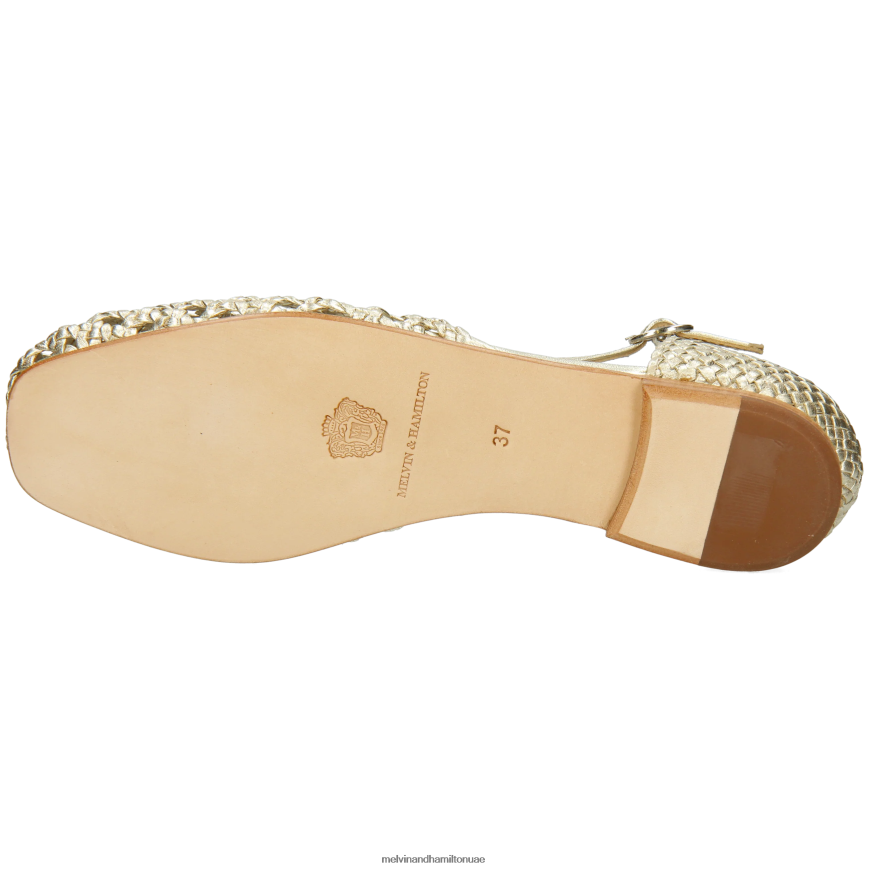 ملي 9 ذهب Melvin & Hamilton نحيف صنادل 42XF2X1907