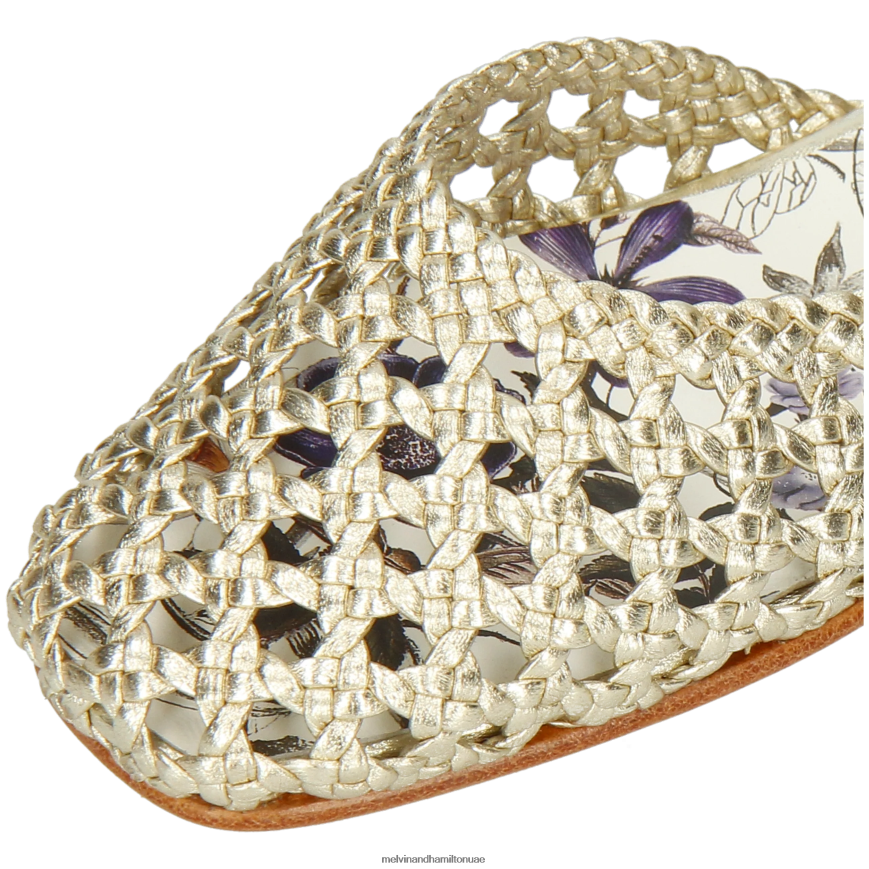 ملي 9 ذهب Melvin & Hamilton نحيف صنادل 42XF2X1907