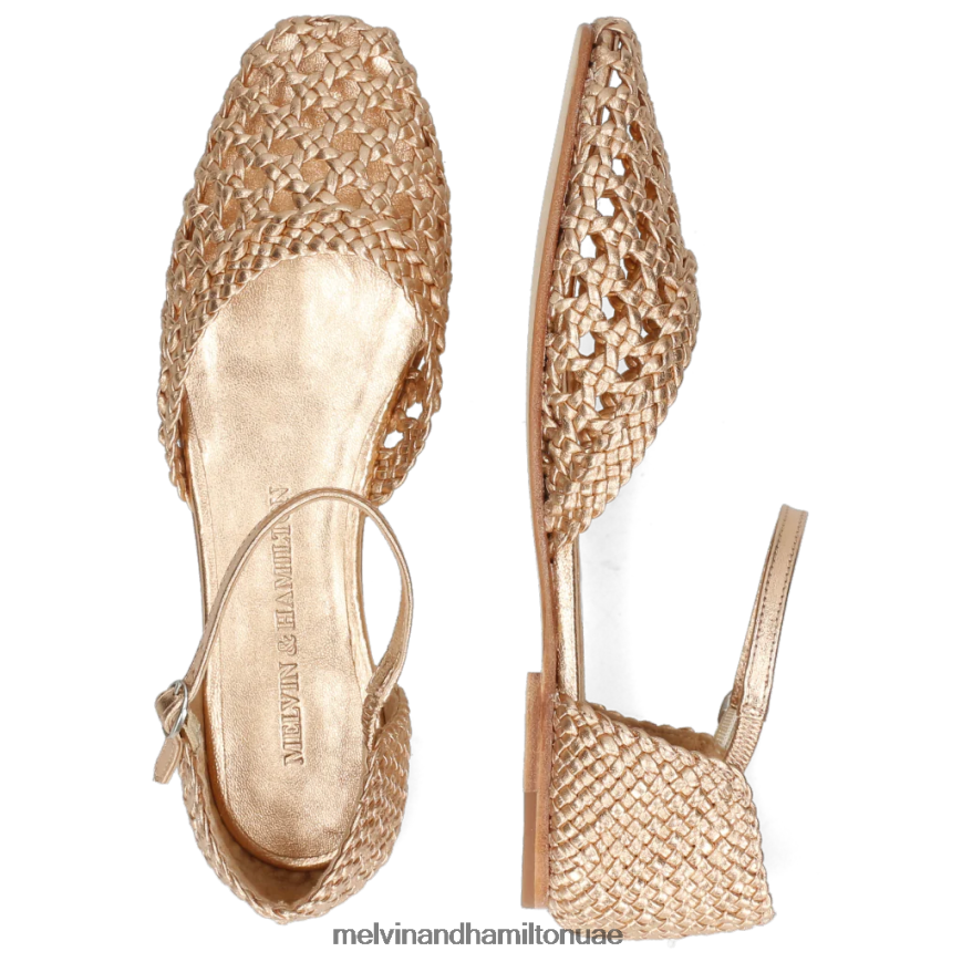 ملي 9 برونزية Melvin & Hamilton نحيف صنادل 42XF2X1923