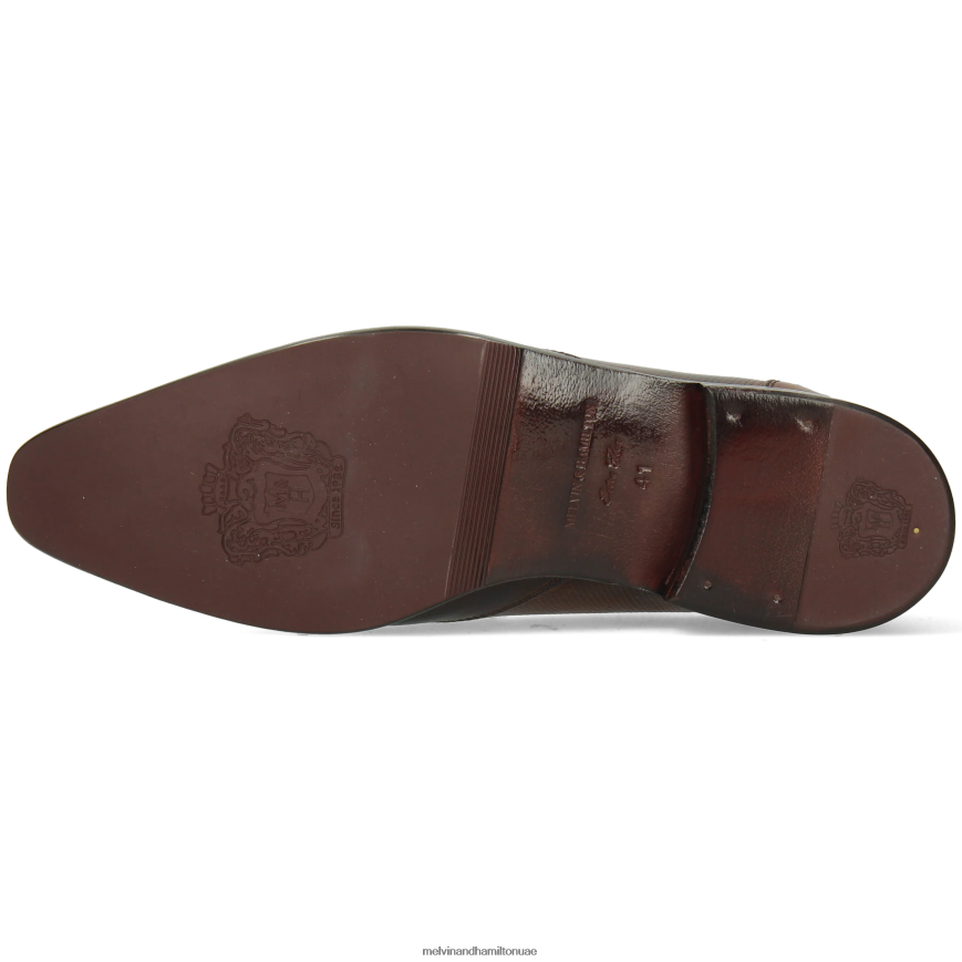 لانس 9 بني Melvin & Hamilton رجال أحذية ديربي 42XF2X433