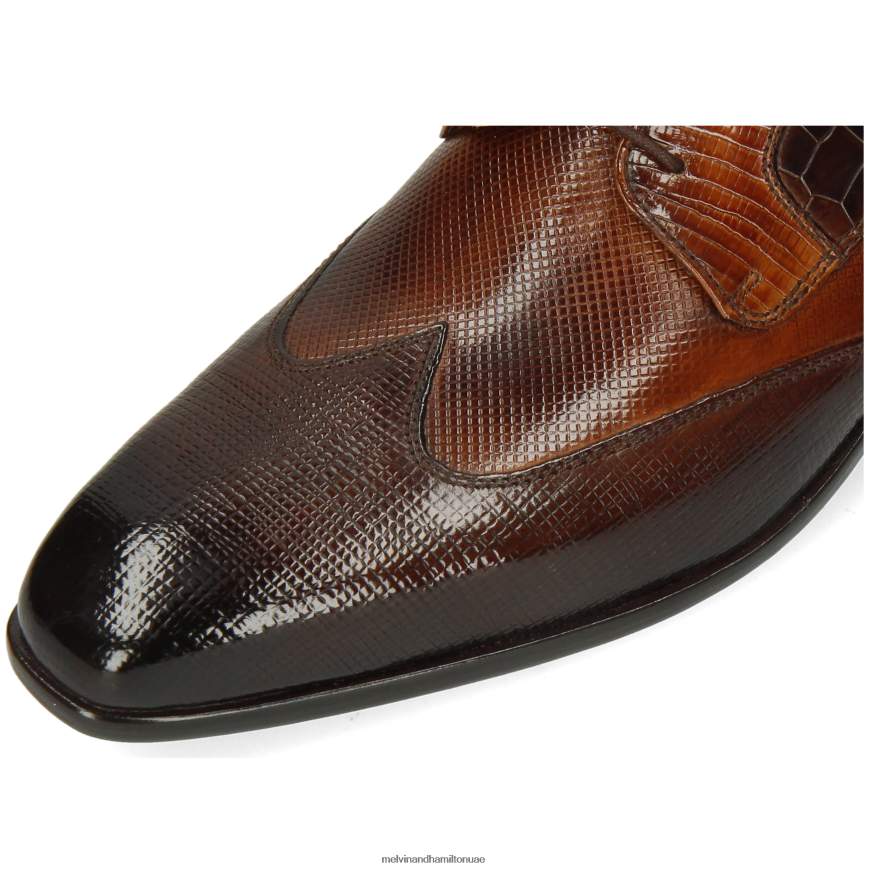 لانس 9 بني Melvin & Hamilton رجال أحذية ديربي 42XF2X433