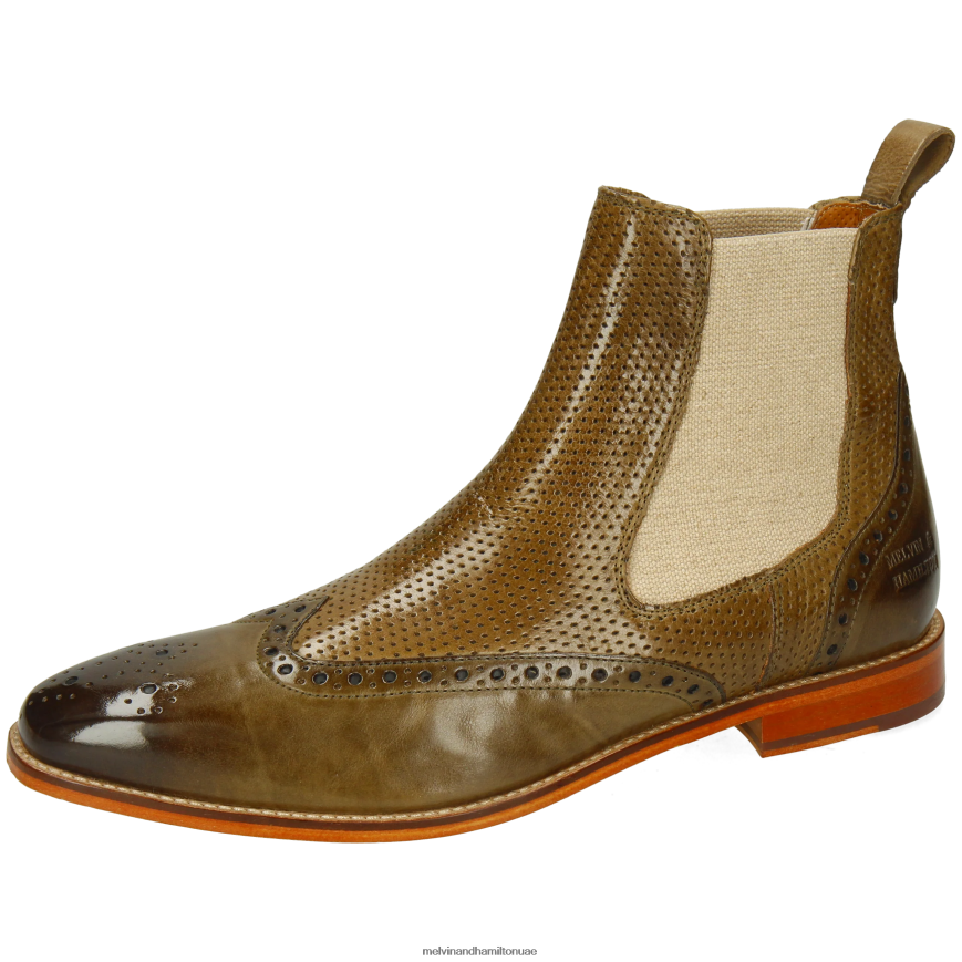 اليكس 9 الكاكي Melvin & Hamilton رجال جزمة الكاحل 42XF2X48