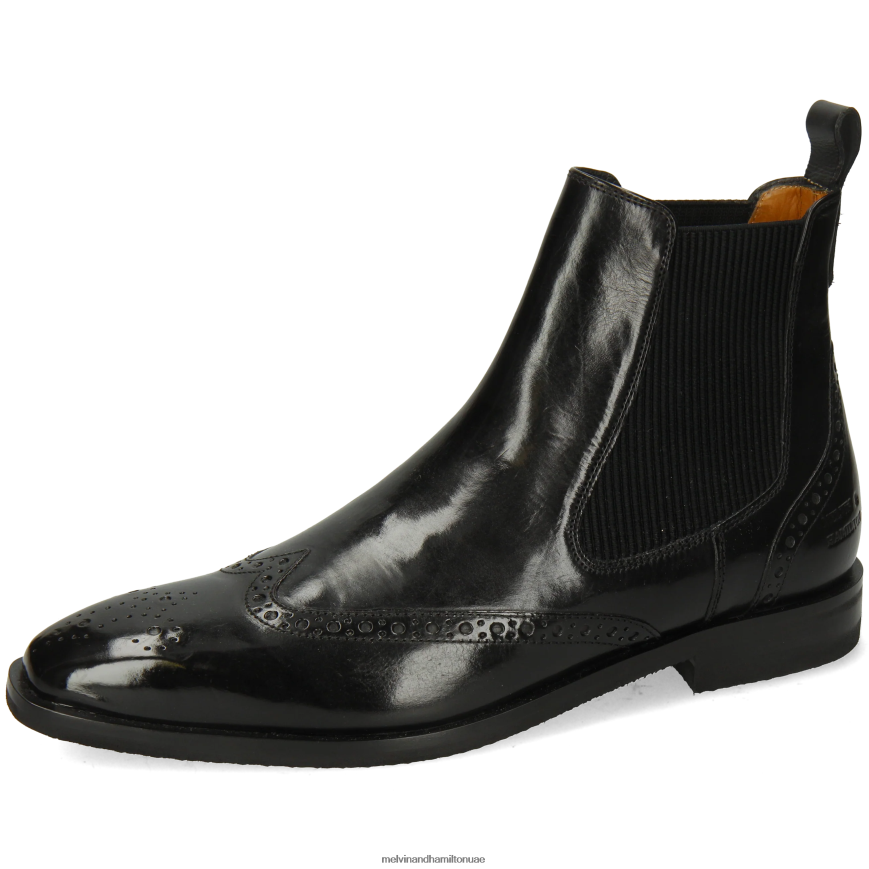 اليكس 9 أسود Melvin & Hamilton رجال جزمة الكاحل 42XF2X74