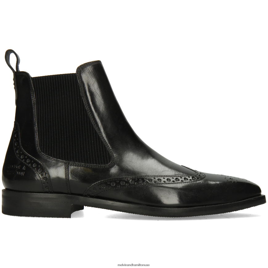 اليكس 9 أسود Melvin & Hamilton رجال جزمة الكاحل 42XF2X74
