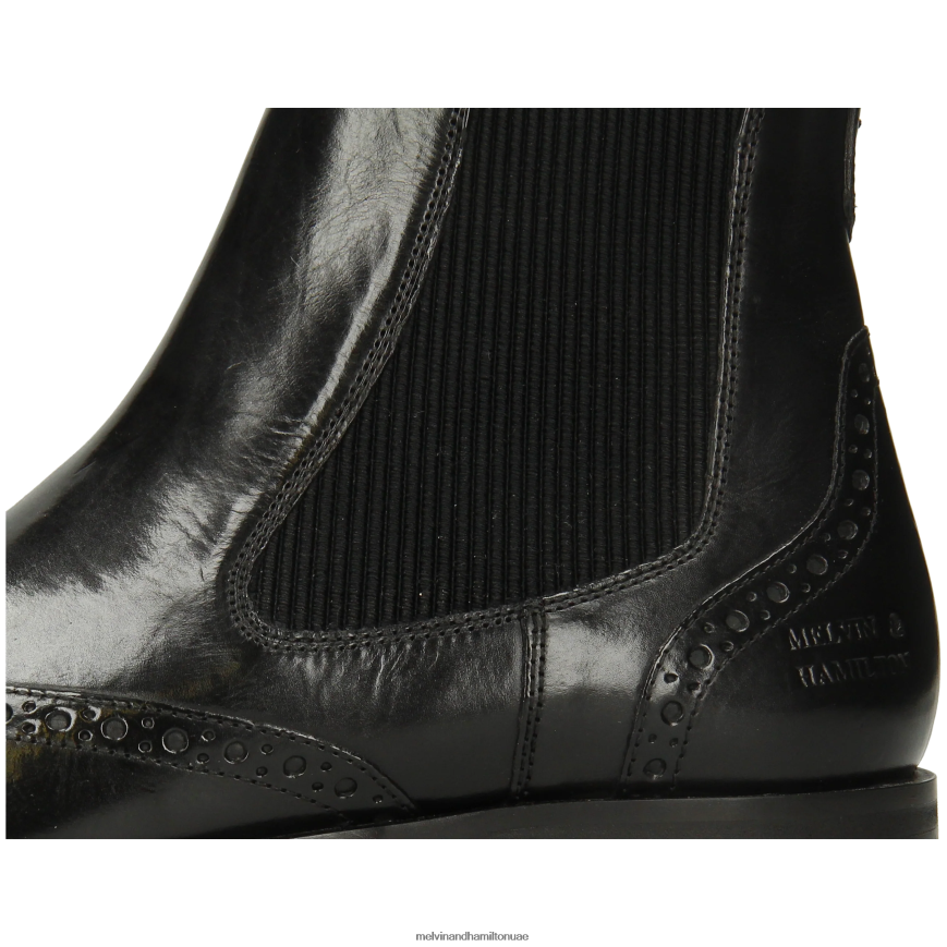 اليكس 9 أسود Melvin & Hamilton رجال جزمة الكاحل 42XF2X74