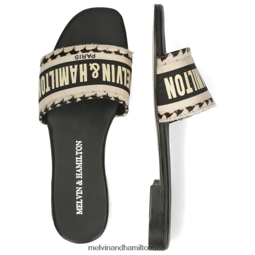 نيكيتا أسود Melvin & Hamilton نحيف البغال 42XF2X1726